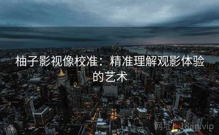 柚子影视像校准：精准理解观影体验的艺术